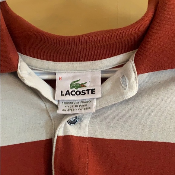 Lacoste Long Sleeve Polo Sweater - Men’s - Size 6 - Picture 2 of 4